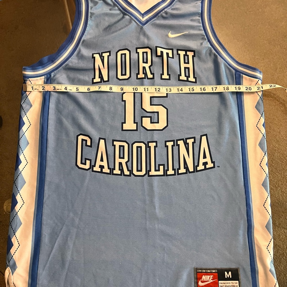 Vince Carter Nike Light Blue North Carolina Jersey